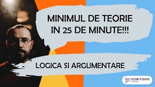 Bac Logica  Minimul de teorie in 25 de minute [upl. by Warp]