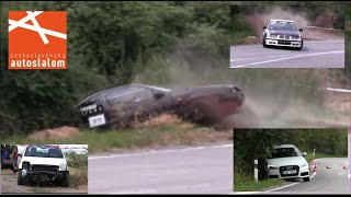 ČESKOSLOVENSKÝ AUTOSLALOM NÁSEDLOVICE 38 2024 CRASH AKCE KRIZOVKY [upl. by Airitak]