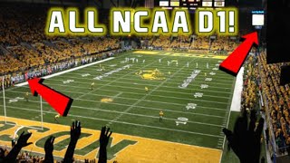 ALL of College Footballs Enclosed Stadiums [upl. by Nojel]