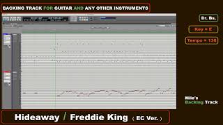 Hideaway Backing Track  Freddie King（EC Ver） [upl. by Khosrow918]