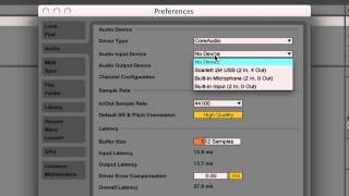 Ableton Live 9 Tutorial  Part 1 Audio Interface Setup [upl. by Aicia]