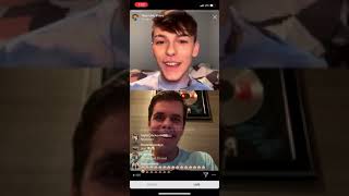 PEREZ HILTON BEING PROBLEMATIC  INSTA LIVE Preston Seraph [upl. by Anahpets]