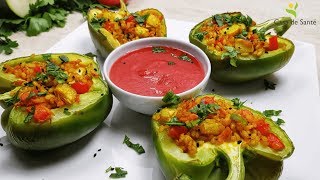 Low FODMAP Stuffed Peppers Recipe [upl. by Esinehc414]