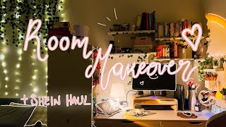 Room makeover  SHEIN room decor haul 🧚‍♀️ [upl. by Zobkiw]