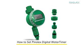 How to set up Pinolex Florabest Progammable Watering Timer [upl. by Aeynod]