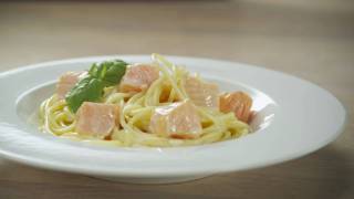 Laks med pasta  Godfisk reklamefilm [upl. by Zielsdorf]