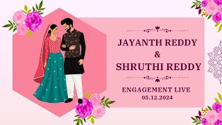 Jayanth Reddy amp Shruthi Reddy  Engagement  Yeluguri entertainment [upl. by Aleedis395]