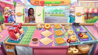 Cooking City game Level 9 To 13 complete in the game🧇🍹 [upl. by Ttcos]