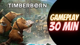 Timberborn  30 min de gameplay [upl. by Eirdua]