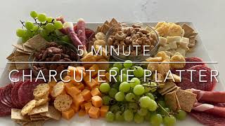 5 Minute Charcuterie Board [upl. by Lakim748]