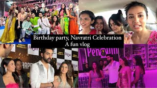 Birthday Party Navratri Celebration aur bhi bohot kuch 😍 A fun vlog [upl. by Niawtna]