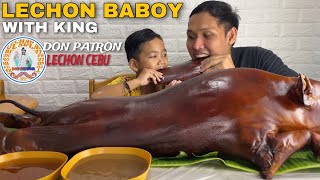 17KGS LECHON BABOY MUKBANG WITH KING [upl. by Maleki]