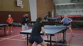 Stor bordtennishelg i Helsingborg [upl. by Anrehs]