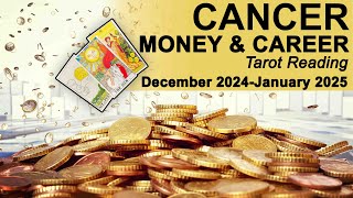 CANCER MONEY amp CAREER TAROT quotINCOMING NEWS REQUIRES A FAST RESPONSEquot December 2024 to January 2024 [upl. by Herrick]