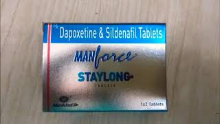 Manforce stayLOng tablet review and cause and concern Hindi [upl. by Ahtekahs]