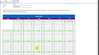 Excel VBA USERFORMS 19 Viewer Made AutoCalendar with Nice Borders [upl. by Oinotna886]