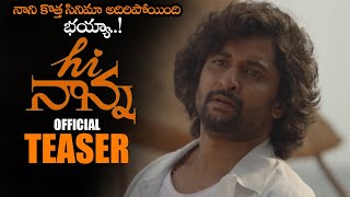 Nani Hi Nanna Movie Official Teaser  Nani  Mrunal Thakur  2023 Telugu Trailers  NS [upl. by Sutniuq]