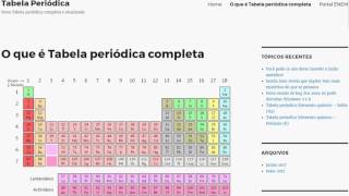 Tabela periódica completa e atualizada 2017  todos elementos químicos [upl. by Nnaeus]