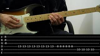 RHCP  Parallel Universe  live solo lesson w tabs [upl. by Cordle854]