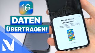 Daten vom ALTEN iPhone aufs NEUE übertragen  iPhone Schnellstart mit iOS 16  NilsHendrik Welk [upl. by Hahcim528]