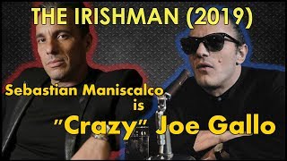 The Irishman 2019  quotCrazyquot Joe Gallo Actor Interview [upl. by Yemar469]