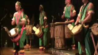 Djembe Master Bolokada Conde Djembe Drums with Les Percussions Melenke Peform at La Pena [upl. by Margi36]