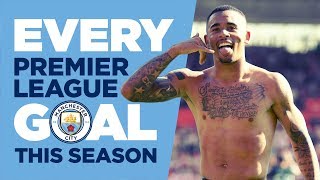 EVERY PREMIER LEAGUE GOAL  Man City  201718 Season [upl. by Ciapas]