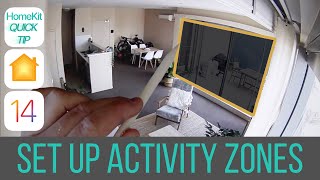 HomeKit Quick Tip  How to set up ACTIVITY ZONES in iOS 14 [upl. by Elawalo]