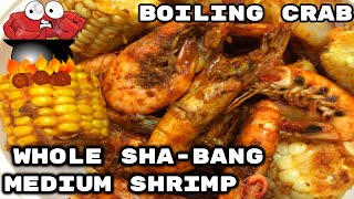 Boiling CrabWhole ShaBang Medium Shrimp 🦐🦀 [upl. by Maker]