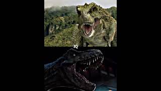 Speckles VS Rexy specklesthetarbosaurus jurassicworlddominion dinosaur [upl. by Winona]