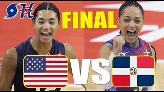 REPUBLICA DOMINICANA VS USA Highlights  COPA NORCECA PANAM FINAL SIX 2024 FINAL  6302024 [upl. by Knipe]