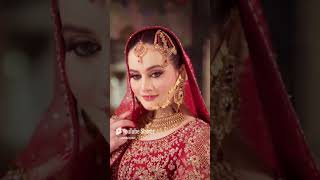 Aiman Khan as bride Aiman khans new video love song datewithlove mixedlove lovevibes [upl. by Arrek]