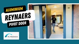 Glasswin Aluminium Front Doors Reynaers Pivot Door Manchester [upl. by Akeimat]