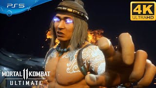 Fire God Liu Kang Vs Kronika Story Ending  Mortal Kombat 11 Ultimate PS5 4K ULTRAHD [upl. by Ocin330]