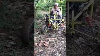 GO KART HOMEMADE  CROSS KART  MINI BUGGY HOMEMADE MINI JEEP  MOBIL MINI  GO KART BUILD [upl. by Nnylorac]