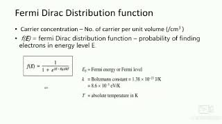 Fermi Dirac Distribution Function [upl. by Anwadal]