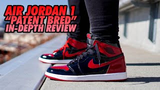 EARLY LOOK PATENT BRED JORDAN 1s ON FEET [upl. by Macmullin]