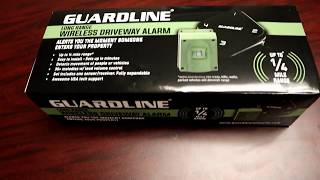 Guardline Wireless Driveway Alarm Top Rated Outdoor Weather Resistant Motion Sensor amp Detector [upl. by Alida]