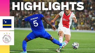 Ihattaren 🚀 amp Danish Dynamite 🇩🇰  Highlights Team Curaçao  Ajax  Friendly [upl. by Adeirf301]