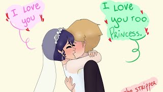 Wedding Marichat Miraculous Ladybug Comic Dub [upl. by Aneeg]