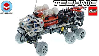 LEGO Technic 42180 Mars Crew Exploration Rover Speed Build Review [upl. by Kenwee]