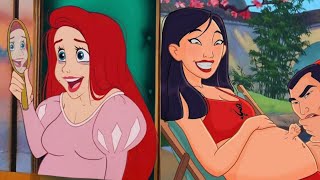 What If Disney Princesses Were Pregnant 🤰 [upl. by Sucirdor445]