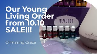 Unboxing our Young Living Order from 1010 SALE [upl. by Sophronia]