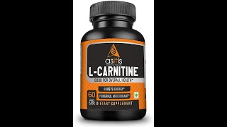 Asitis Nutrition LCarnitine 500mgBoosts Energy amp PerformanceZero Fillers  LabTested Fat burner [upl. by Nnairam]