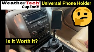 WeatherTech CupFone ● Cell Phone Holder for Your Vehicle [upl. by Thirzia]