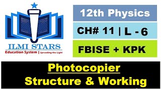 Structure and Working of Photocopier Applications of Electrostatics Class 12th Physics [upl. by Eener]