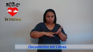 Documentos em Libras [upl. by Devondra597]