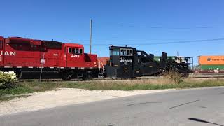 CP Rail Trains around the Smiths Falls Ontario [upl. by Ferrand398]