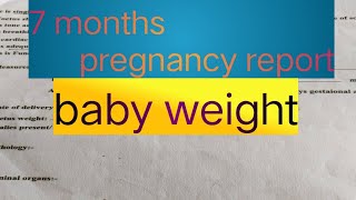 30 weeks pregnancy baby position ampbaby weight viralavideo [upl. by Ashatan]