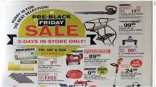 Menards PRE Black Friday Ad [upl. by Lauretta]